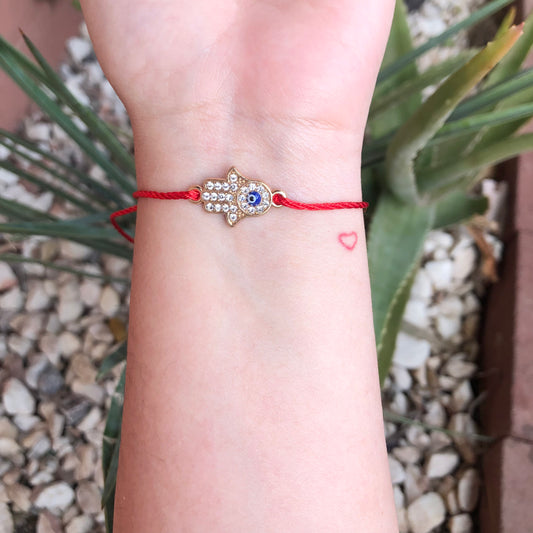 Hamsa Hand Red Bracelets