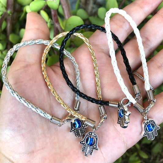 Hamsa Hand Charm Bracelet