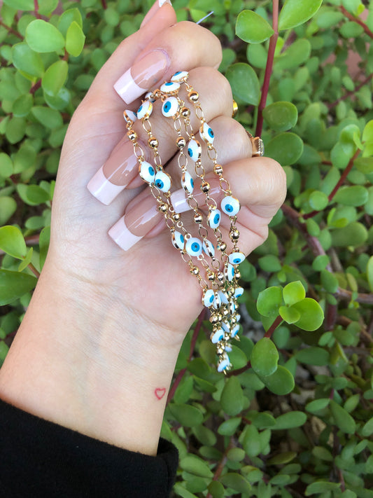 White Ojito Bracelet