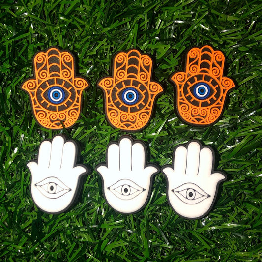 Hamsa Hand Croc Charm